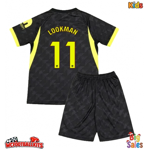 Atletico Madrid Ademola Lookman #11 Replica Away Stadium Kit for Kids 2026-27 Short Sleeve (+ pants)